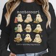 Ghosts Halloween Montessori Teacher Educator Costume Unisex Sweatshirt, novelty gifts, funny gifts Ghosts Halloween Montessori Teacher Educator Costume Unisex Sweatshirt, novelty gifts, funny gifts