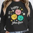 Groovy Happy To See Your Face Teacher School Appreciation Unisex Sweatshirt, novelty gifts, funny gifts Groovy Happy To See Your Face Teacher School Appreciation Unisex Sweatshirt, novelty gifts, funny gifts