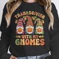 Groovy Thanksgiving With My Gnomie Women Teacher Fall Gnome Unisex Sweatshirt, novelty gifts, funny gifts Groovy Thanksgiving With My Gnomie Women Teacher Fall Gnome Unisex Sweatshirt, novelty gifts, funny gifts