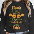 Halloween Cutest Pumpkins First Grade Teacher Unisex Sweatshirt, novelty gifts, funny gifts Halloween Cutest Pumpkins First Grade Teacher Unisex Sweatshirt, novelty gifts, funny gifts
