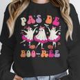 Halloween Dance Teacher Pas De Boo-Ree Ghost Ballet Dancer Unisex Sweatshirt, novelty gifts, funny gifts