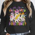 Halloween Floral Ghost Teacher Are You Falloween Directions Unisex Sweatshirt, novelty gifts, funny gifts Halloween Floral Ghost Teacher Are You Falloween Directions Unisex Sweatshirt, novelty gifts, funny gifts