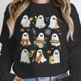 Halloween Ghost Playing Musical Instruments Music Teacher Unisex Sweatshirt, novelty gifts, funny gifts Halloween Ghost Playing Musical Instruments Music Teacher Unisex Sweatshirt, novelty gifts, funny gifts