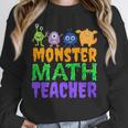 Halloween Monster Math Teacher Men Women Unisex Sweatshirt, novelty gifts, funny gifts