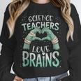 Halloween Teacher Tshirts Science Teachers Love Brains Unisex Sweatshirt, novelty gifts, funny gifts