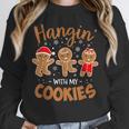 Hangin With My Cookies Gingerbread Women Christmas Teacher Unisex Sweatshirt, novelty gifts, funny gifts Hangin With My Cookies Gingerbread Women Christmas Teacher Unisex Sweatshirt, novelty gifts, funny gifts