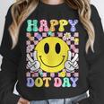 Happy Dot Day Shirts Teacher Student Girls Kids Smile Face Unisex Sweatshirt, novelty gifts, funny gifts