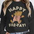 Happy Fri Yay Retro French Fries Friday Lovers Fun Teacher Unisex Sweatshirt, novelty gifts, funny gifts Happy Fri Yay Retro French Fries Friday Lovers Fun Teacher Unisex Sweatshirt, novelty gifts, funny gifts