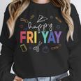 Happy Fri Yay Teacher Friday For Men Women Unisex Sweatshirt, novelty gifts, funny gifts Happy Fri Yay Teacher Friday For Men Women Unisex Sweatshirt, novelty gifts, funny gifts