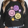 Happy To See Your Face Teacher Flower Back To School Unisex Sweatshirt, novelty gifts, funny gifts