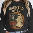 Haunted By 67 Ghost Math Joke Student Halloween Nerd Teacher Unisex Sweatshirt, novelty gifts, funny gifts Haunted By 67 Ghost Math Joke Student Halloween Nerd Teacher Unisex Sweatshirt, novelty gifts, funny gifts