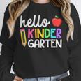 Hello Kindergarten Team Kinder Back To School Teacher Kids Unisex Sweatshirt, novelty gifts, funny gifts