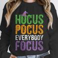 Hocus Pocus Everybody Focus Teacher Halloween Unisex Sweatshirt, novelty gifts, funny gifts