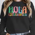 Hola Estudiantes Maestra Back To School Spanish Teacher Unisex Sweatshirt, novelty gifts, funny gifts Hola Estudiantes Maestra Back To School Spanish Teacher Unisex Sweatshirt, novelty gifts, funny gifts