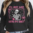 I'Ll Just Wait Until It's Quiet Spooky Teacher Halloween Unisex Sweatshirt, novelty gifts, funny gifts