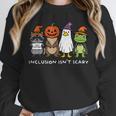 Inclusion Isn't Scary SLP Halloween Sped Teacher Animal Unisex Sweatshirt, novelty gifts, funny gifts Inclusion Isn't Scary SLP Halloween Sped Teacher Animal Unisex Sweatshirt, novelty gifts, funny gifts