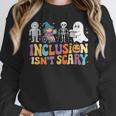Inclusion Isn't Scary SLP Halloween Sped Teacher Unisex Sweatshirt, novelty gifts, funny gifts Inclusion Isn't Scary SLP Halloween Sped Teacher Unisex Sweatshirt, novelty gifts, funny gifts
