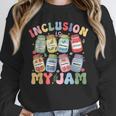 Inclusion Is My Jam SPED Teacher Special Education Life Unisex Sweatshirt, novelty gifts, funny gifts Inclusion Is My Jam SPED Teacher Special Education Life Unisex Sweatshirt, novelty gifts, funny gifts