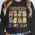 Inclusion Is My Jam SPED Teacher Special Education Teacher Unisex Sweatshirt, novelty gifts, funny gifts Inclusion Is My Jam SPED Teacher Special Education Teacher Unisex Sweatshirt, novelty gifts, funny gifts