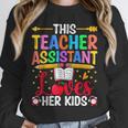 Instructional Assistant Loves Her Kids Teacher Assistant Unisex Sweatshirt, novelty gifts, funny gifts Instructional Assistant Loves Her Kids Teacher Assistant Unisex Sweatshirt, novelty gifts, funny gifts