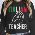 Italian Teacher Italy Italia Back To School First Day Unisex Sweatshirt, novelty gifts, funny gifts