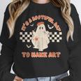 It's A Bootiful Day To Make Art Halloween Art Teacher Unisex Sweatshirt, novelty gifts, funny gifts It's A Bootiful Day To Make Art Halloween Art Teacher Unisex Sweatshirt, novelty gifts, funny gifts