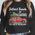 Jolliest Bunch Of Teachers This Side Of The Hallway Xmas PJ Unisex Sweatshirt, novelty gifts, funny gifts Jolliest Bunch Of Teachers This Side Of The Hallway Xmas PJ Unisex Sweatshirt, novelty gifts, funny gifts