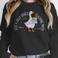 Just A Silly Goose Teaching Math Teacher Back To School Unisex Sweatshirt, novelty gifts, funny gifts