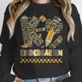 K Is For Kindergarten Teacher Coquette Bow Camo Unisex Sweatshirt, novelty gifts, funny gifts K Is For Kindergarten Teacher Coquette Bow Camo Unisex Sweatshirt, novelty gifts, funny gifts