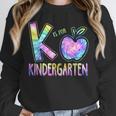 K Is For Kindergarten Teacher Tie Dye Back To School Kinder Unisex Sweatshirt, novelty gifts, funny gifts