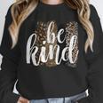 Be Kind Women Inspirational Teacher Animal Print Unisex Sweatshirt, novelty gifts, funny gifts