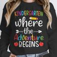 Kindergarten Where The Adventure Begins Shirt Children's Teacher Unisex Sweatshirt, novelty gifts, funny gifts Kindergarten Where The Adventure Begins Shirt Children's Teacher Unisex Sweatshirt, novelty gifts, funny gifts