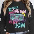 Kindergarten Is My Jam Cute Teacher Shirt 80's 90's Styl Unisex Sweatshirt, novelty gifts, funny gifts Kindergarten Is My Jam Cute Teacher Shirt 80's 90's Styl Unisex Sweatshirt, novelty gifts, funny gifts
