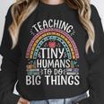 Kindergarten Teacher Tiny Humans Pre-School Teacher Unisex Sweatshirt, novelty gifts, funny gifts