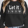 Let It Snow Christmas Pajamas Chemistry Teacher Unisex Sweatshirt, novelty gifts, funny gifts