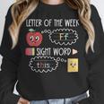 Letter Of The Week Ff Sight Word Teacher Squad Unisex Sweatshirt, novelty gifts, funny gifts