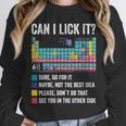 Can I Lick It Periodic Table Of Elements Science Teacher Unisex Sweatshirt, novelty gifts, funny gifts Can I Lick It Periodic Table Of Elements Science Teacher Unisex Sweatshirt, novelty gifts, funny gifts