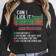 Can I Lick It Periodic Table Science Teacher Chemistry Unisex Sweatshirt, novelty gifts, funny gifts