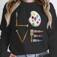 Love Art For Artist Art Teacher Unisex Sweatshirt, novelty gifts, funny gifts