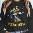 I Love Bee-Ing A Teacher Honey Bee Job Profession Unisex Sweatshirt, novelty gifts, funny gifts I Love Bee-Ing A Teacher Honey Bee Job Profession Unisex Sweatshirt, novelty gifts, funny gifts