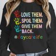 Love Daycare Provider Childcare Teacher Tie Dye Unisex Sweatshirt, novelty gifts, funny gifts Love Daycare Provider Childcare Teacher Tie Dye Unisex Sweatshirt, novelty gifts, funny gifts