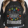 I Love My Job For All The Little Reasons Kid Daycare Teacher Unisex Sweatshirt, novelty gifts, funny gifts