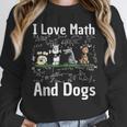 I Love Maths And Dogs Puppy Dog Lover Teacher Student Unisex Sweatshirt, novelty gifts, funny gifts I Love Maths And Dogs Puppy Dog Lover Teacher Student Unisex Sweatshirt, novelty gifts, funny gifts