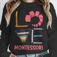 Love Montessori Education Math Teacher Unisex Sweatshirt, novelty gifts, funny gifts