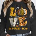 LOVE Pre-K Pumpkin Teacher Student Halloween Costume Unisex Sweatshirt, novelty gifts, funny gifts LOVE Pre-K Pumpkin Teacher Student Halloween Costume Unisex Sweatshirt, novelty gifts, funny gifts