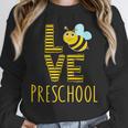 Love Preschool Back To School Yellow Bee Preschool Teacher For Men Women Girls Kids Unisex Sweatshirt, novelty gifts, funny gifts