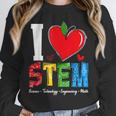 I Love STEM Student Teacher 1st Day Of School Back To School Unisex Sweatshirt, novelty gifts, funny gifts I Love STEM Student Teacher 1st Day Of School Back To School Unisex Sweatshirt, novelty gifts, funny gifts