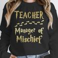 Magical Teacher Manager Of Mischief Birthday Family Party Unisex Sweatshirt, novelty gifts, funny gifts Magical Teacher Manager Of Mischief Birthday Family Party Unisex Sweatshirt, novelty gifts, funny gifts