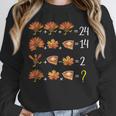 Math Number Thanksgiving Count Answer Pie Turkey Teacher Unisex Sweatshirt, novelty gifts, funny gifts Math Number Thanksgiving Count Answer Pie Turkey Teacher Unisex Sweatshirt, novelty gifts, funny gifts