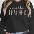 Math Teacher Cute Floral Unisex Sweatshirt, novelty gifts, funny gifts